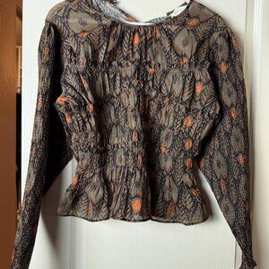 Antik Batik Long Sleeve Blouse from Sundance (NWT)